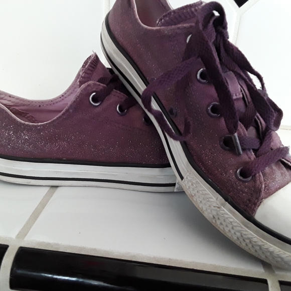 Converse All Star Purple Sneakers - Picture 6 of 10